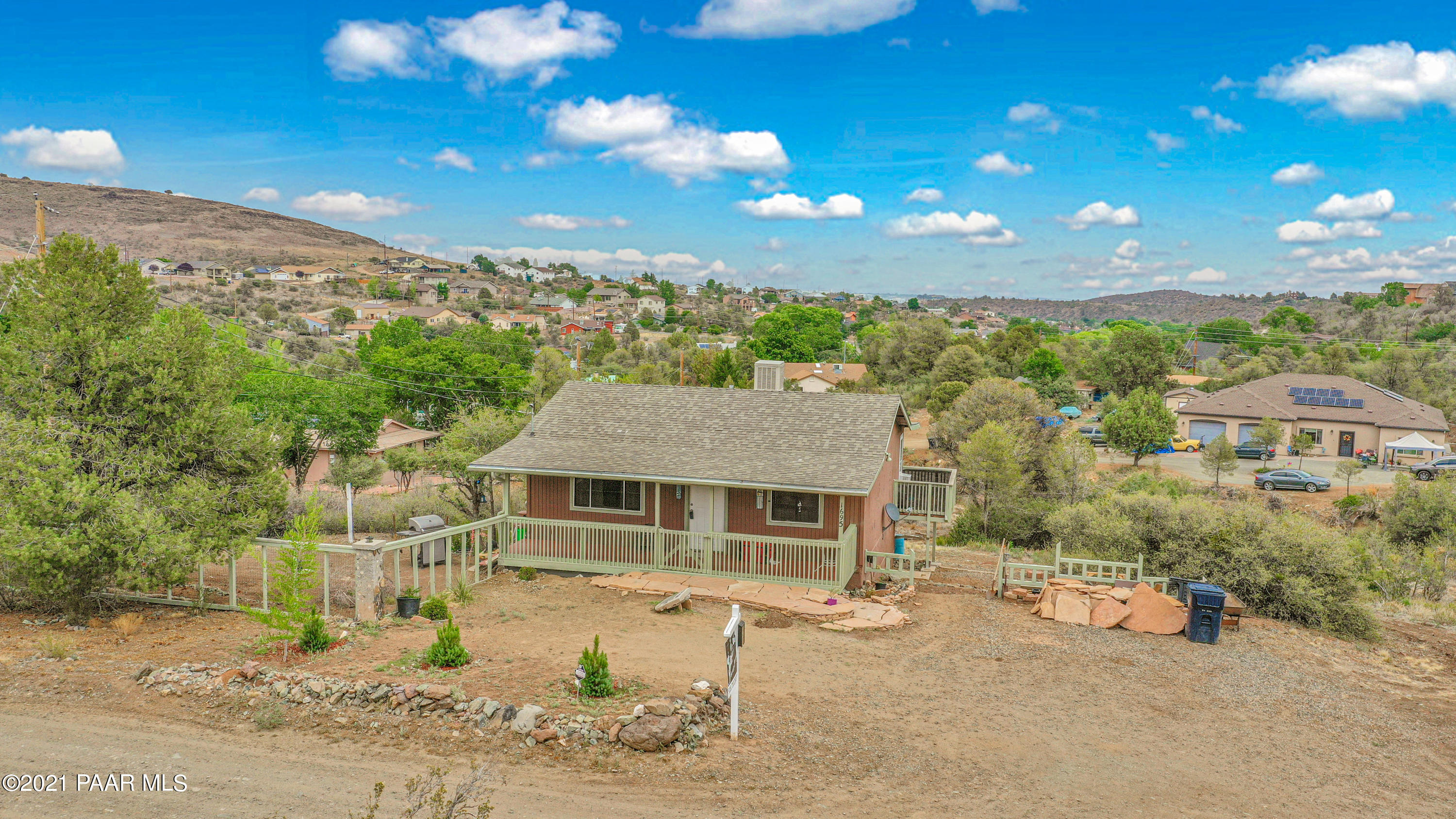 1695 North Topaz Road Prescott, AZ 86301 - Photo 5 of 27 Aerial 4