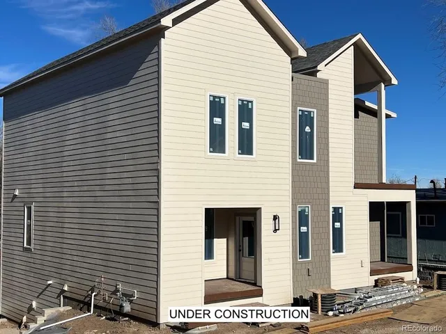 a view of a white house