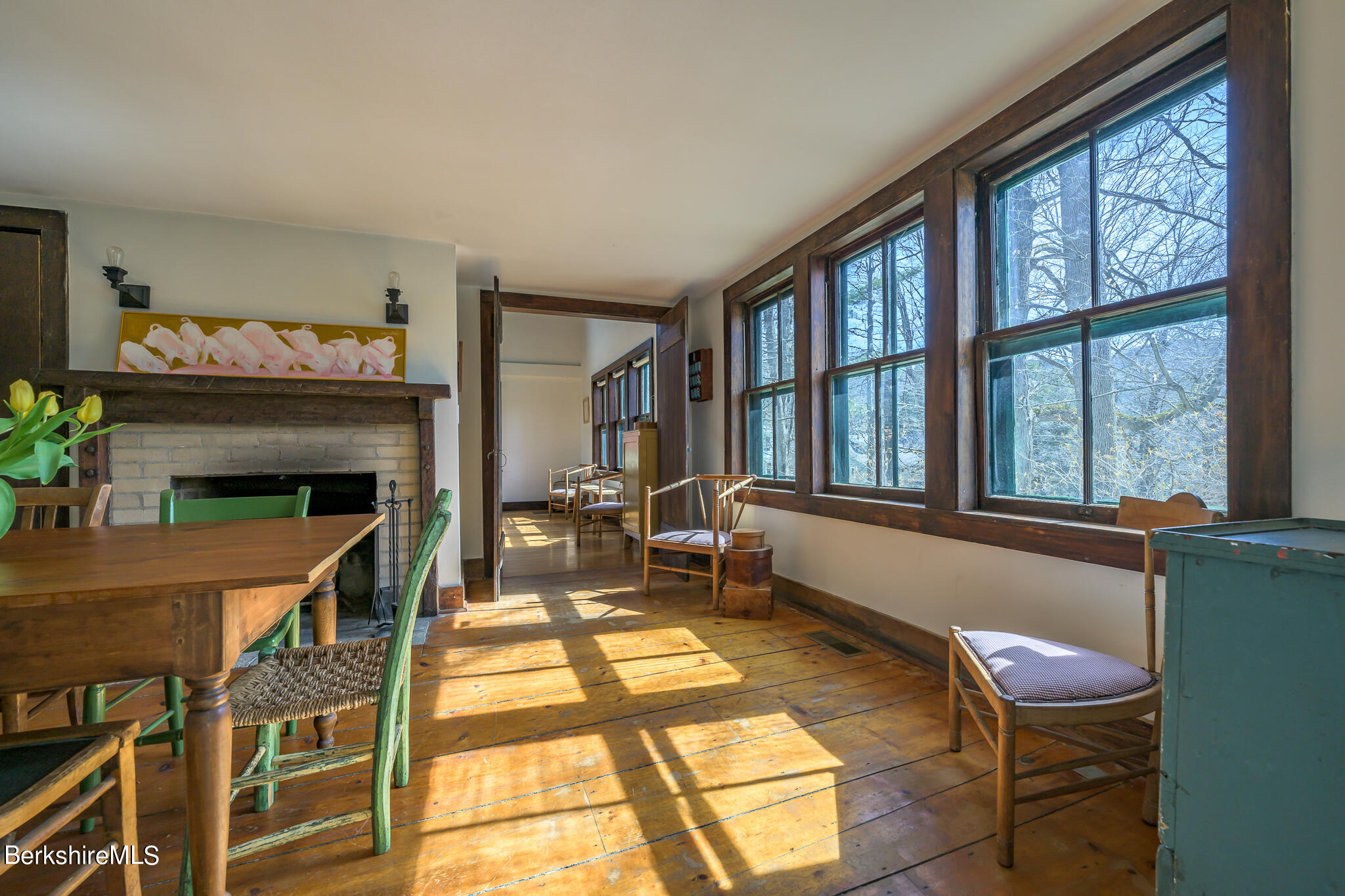 9 Yale Hill Road Stockbridge, MA 01262 - Photo 25 of 52 Dining into living room