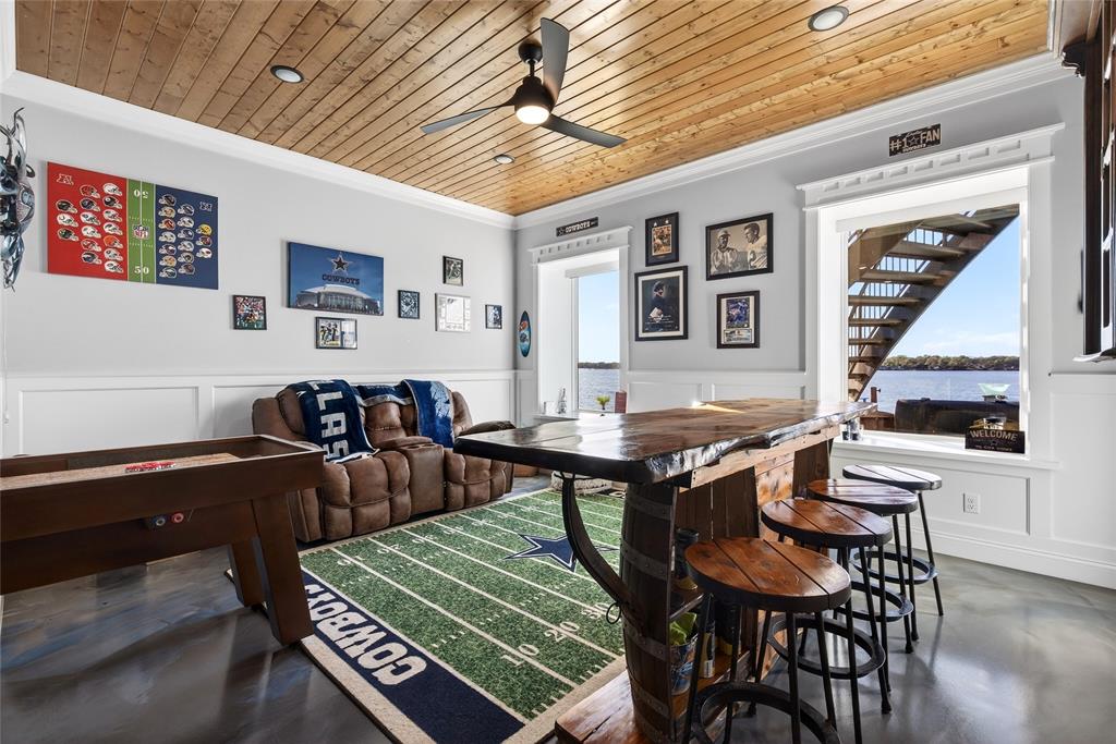 14392 Ridge Lane Malakoff, TX 75148 - Photo 22 of 39 a view of a dining room with furniture window and wooden floor
