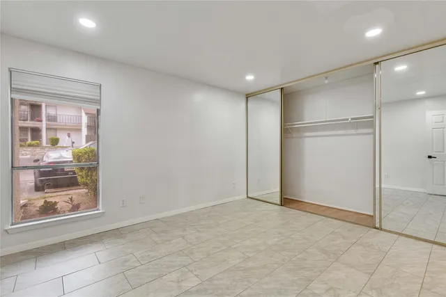 a view of hallway with shower
