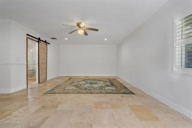 a view of empty room