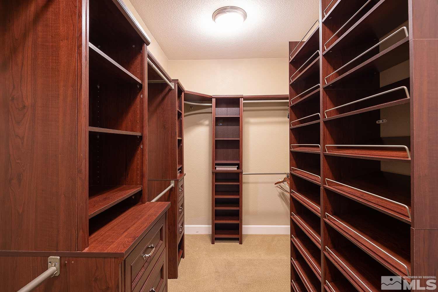 1861 Braemore Drive Reno, NV 89521 - Photo 36 of 40 a view of walk in closet with clothes and shoes