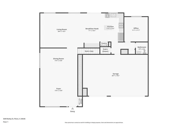 $399,000 | 3649 Bailey Street, Plano, IL 60545