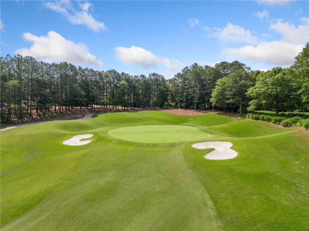 235 Brock Trail Milton, GA 30004 - Photo 24 of 31 a view of a golf course with a lake