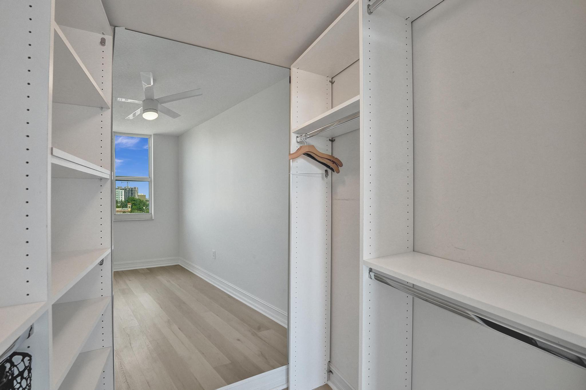 99 Southeast Mizner Boulevard, Unit 719 Boca Raton, FL 33432 - Photo 24 of 30 2nd Bedroom Large Closet