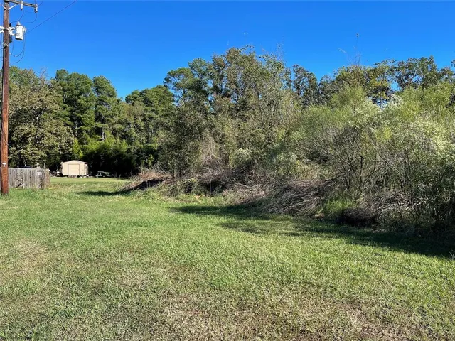 a view of yard with swimming pool and green space