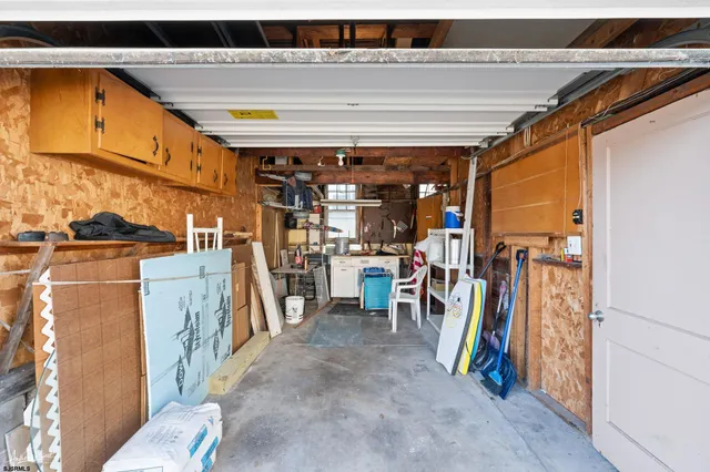 a view of a room with storage