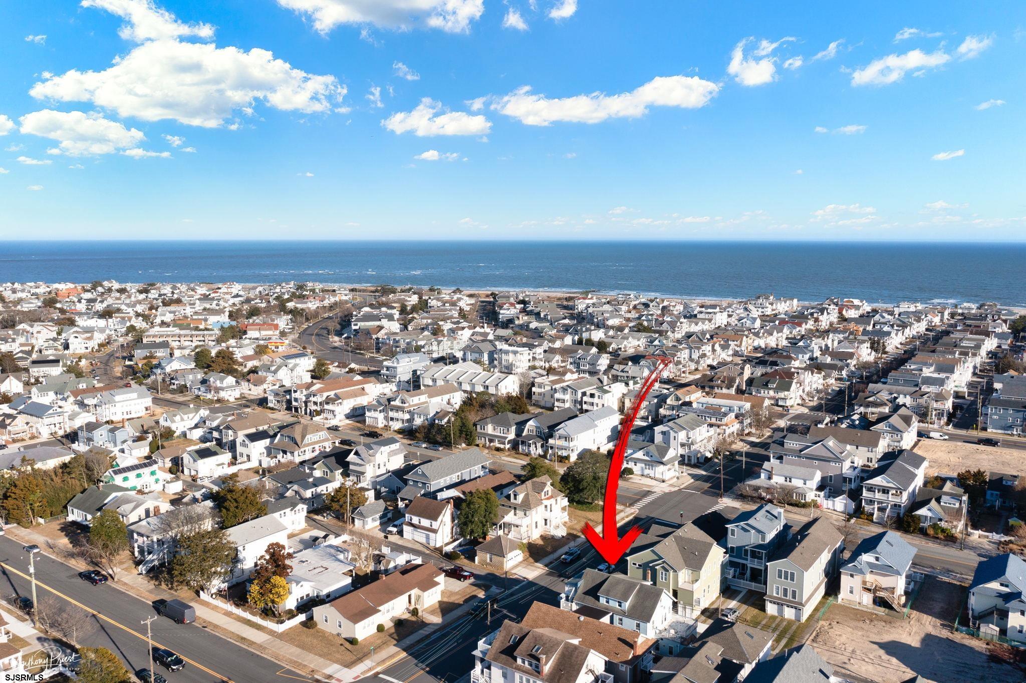 608 1st Street, Unit 3 Ocean City, NJ 08226 - Photo 9 of 13 an aerial view of a city