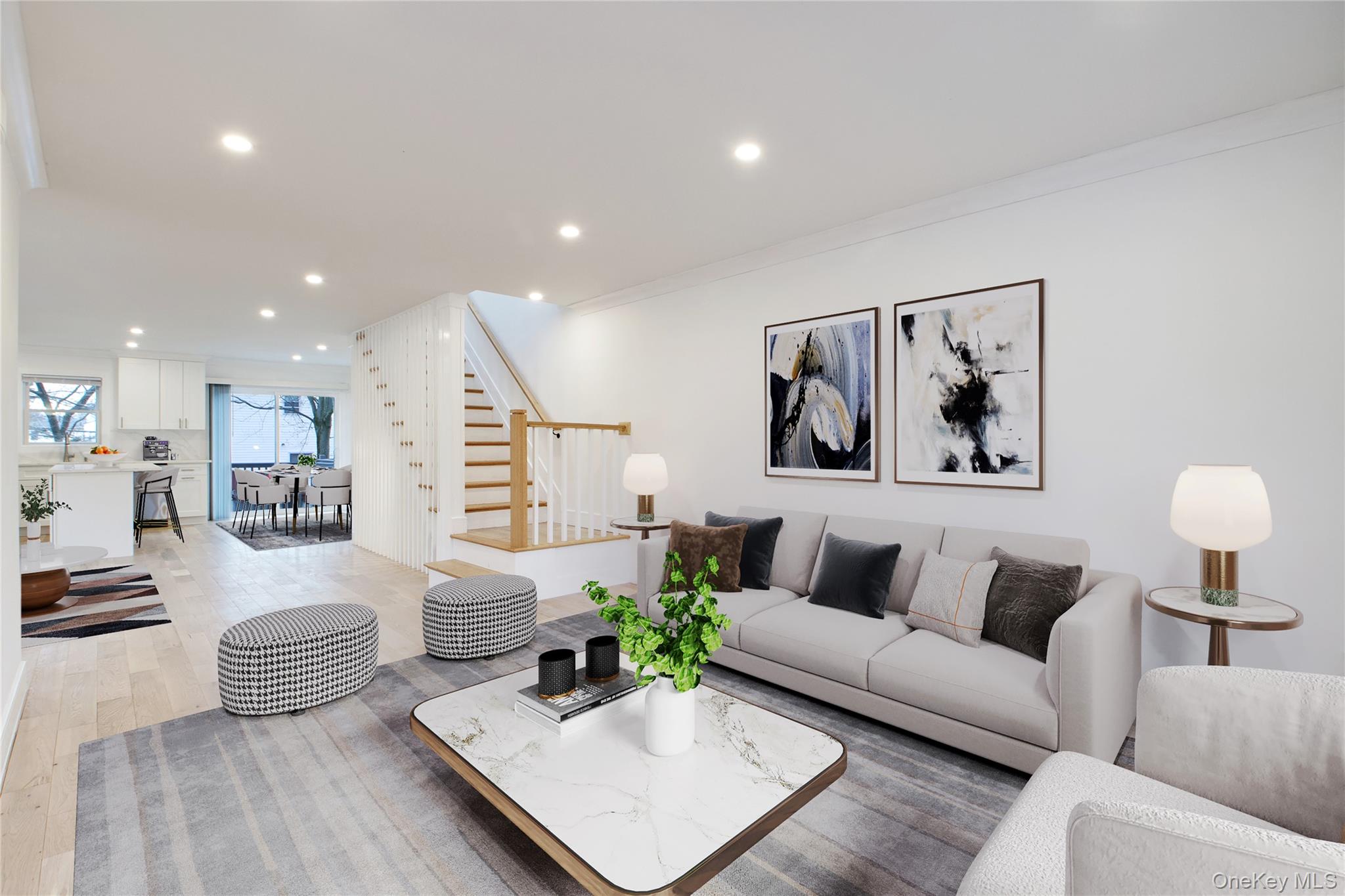 56 Kirkwood Road Port Washington, NY 11050 - Photo 36 of 46 a living room with furniture and a couch
