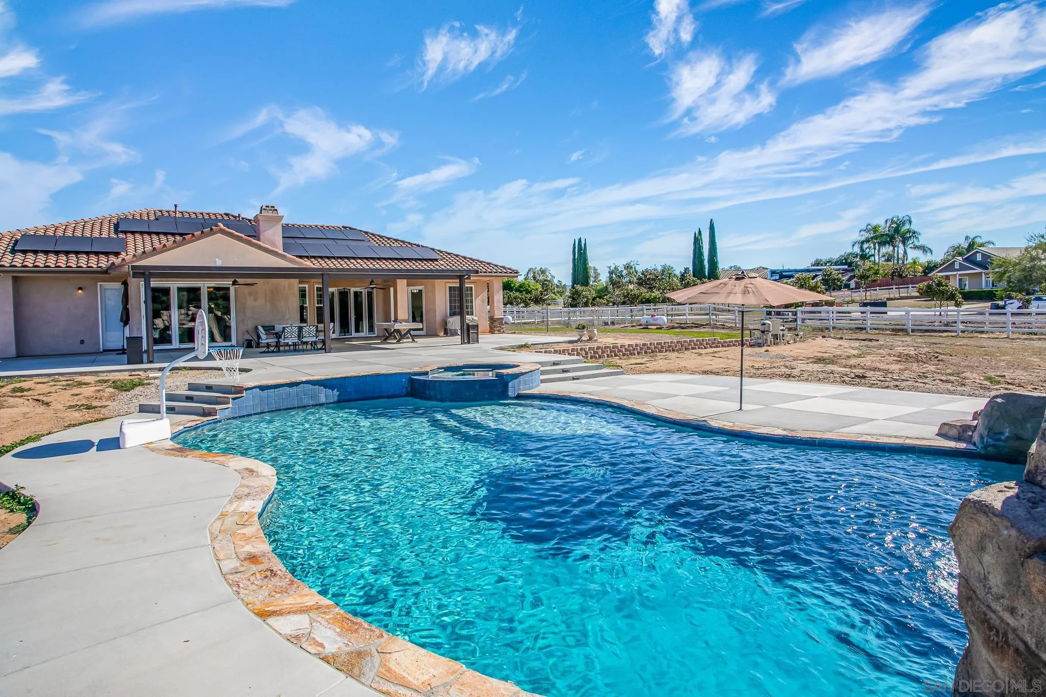 1090 Heritage Ranch Road Ramona, CA 92065 - Photo 40 of 49 a view of a house with yard and sitting area