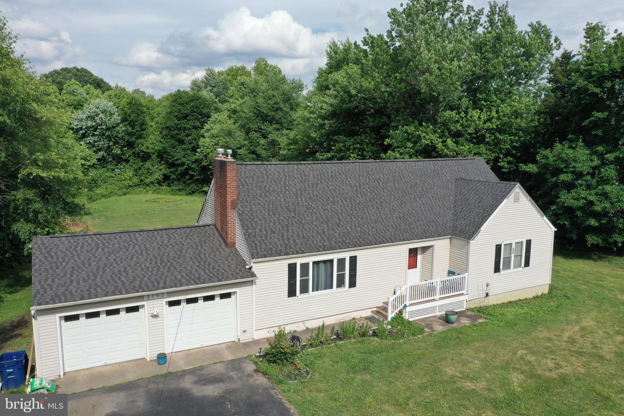 2192 Hedding Road Bordentown, NJ 08505 - Photo 1 of 28 aerial view of a house with a yard