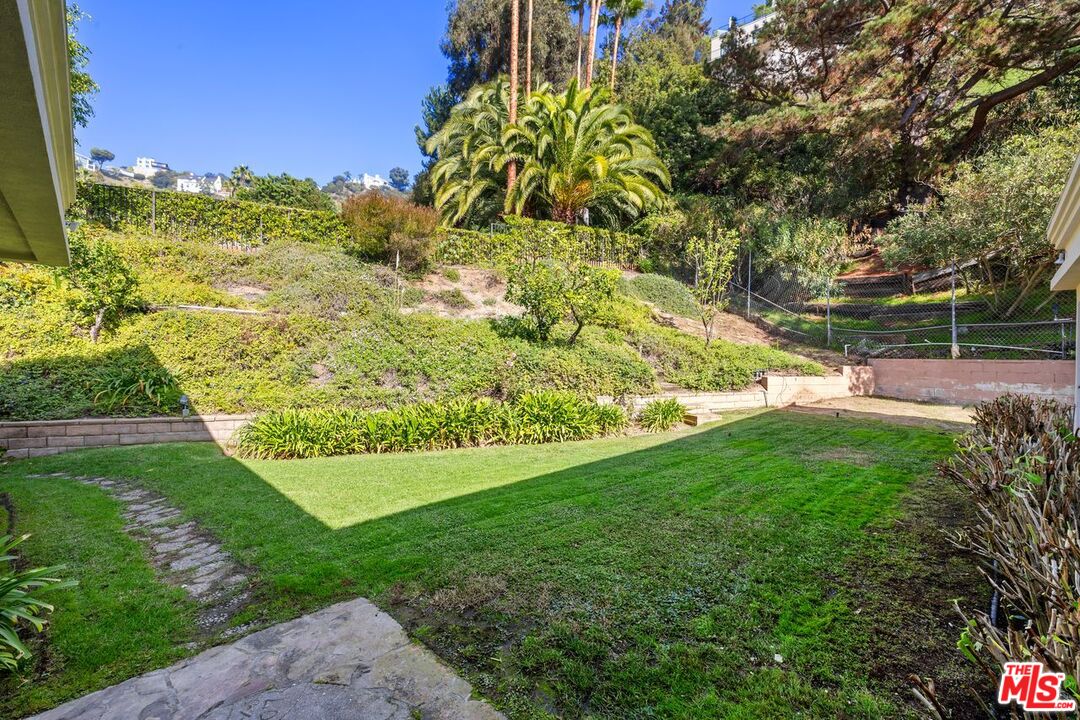 1700 Rising Glen Road Los Angeles, CA 90069 - Photo 19 of 19 a view of a garden with a tree