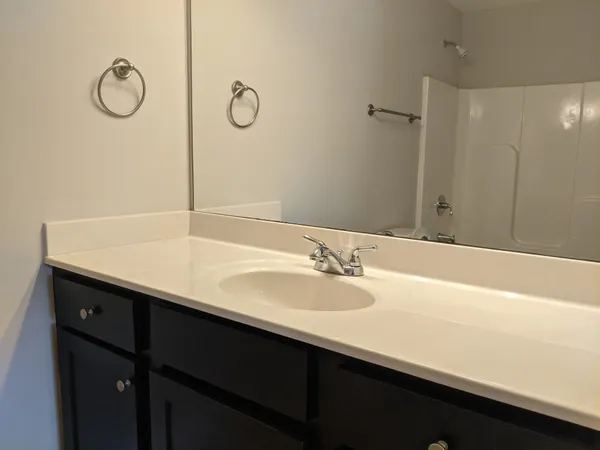 a bathroom with a sink toilet and vanity