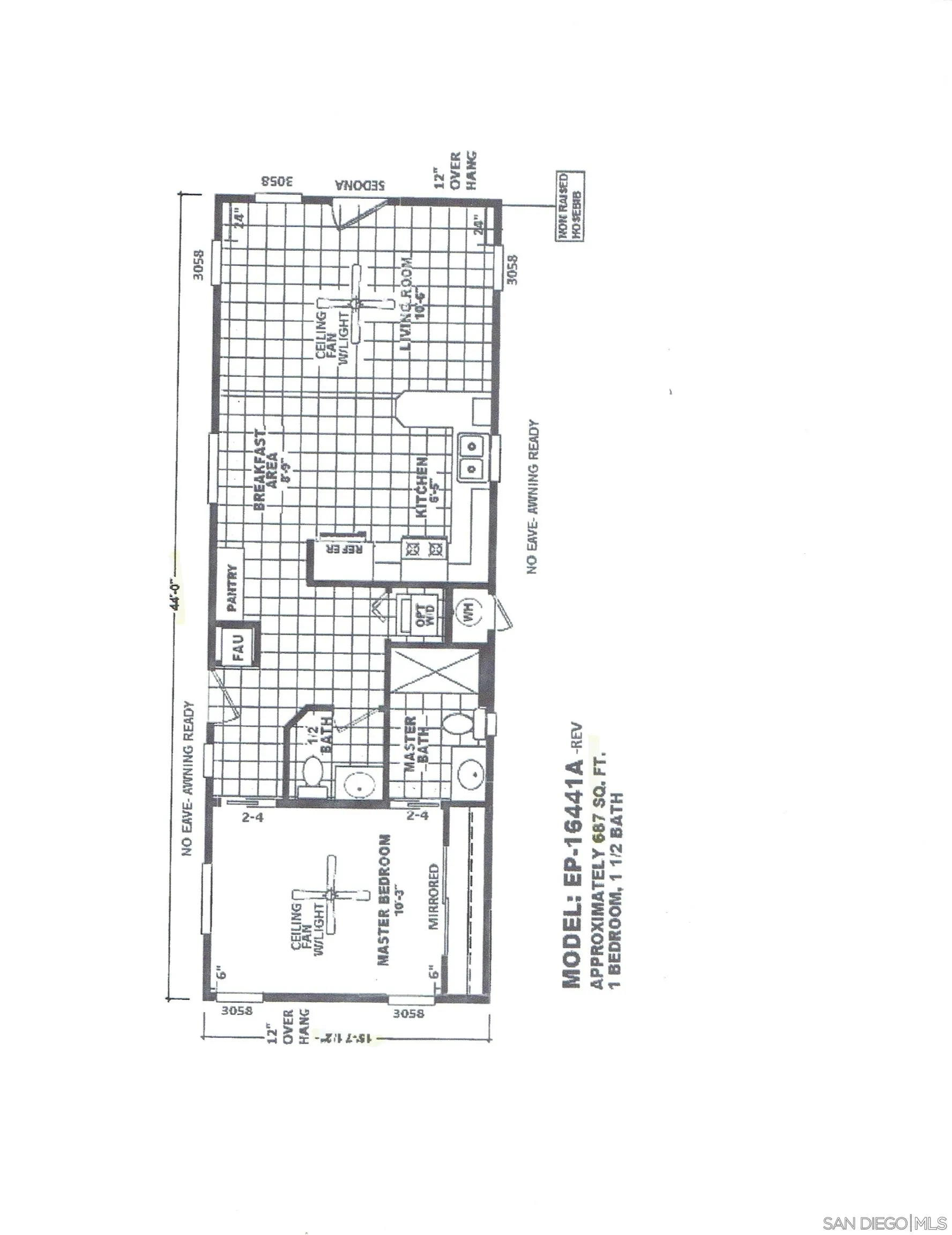 8545 Mission Gorge Road, Unit SPC 336A Santee, CA 92071 - Photo 27 of 28 a picture of a bathroom with a shower