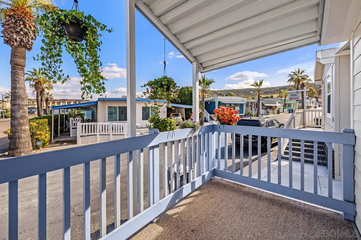 8545 Mission Gorge Road, Unit SPC 336A Santee, CA 92071 - Photo 4 of 28 a view of a building from a balcony
