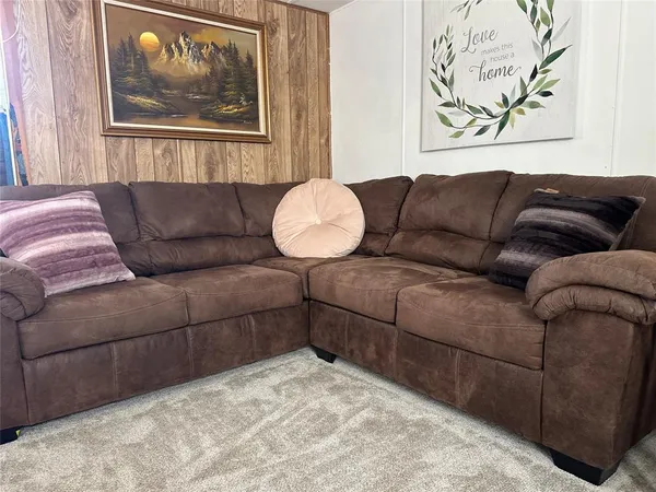 a living room with a couch