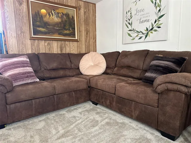 a living room with a couch