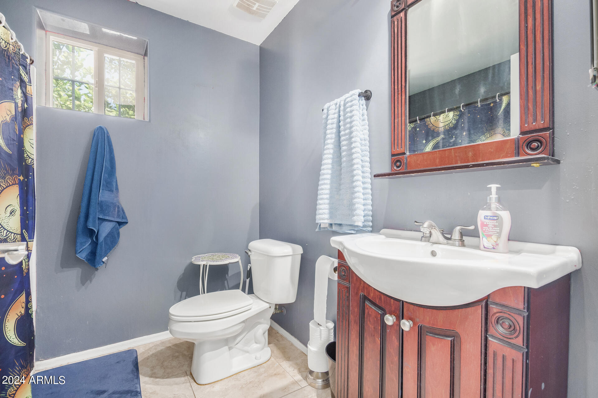 20716 West Telegram Path Road Buckeye, AZ 85326 - Photo 47 of 65 a bathroom with a sink a toilet and mirror