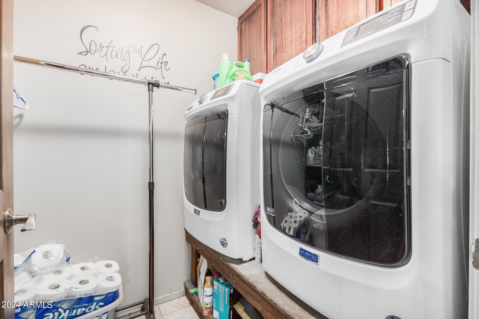 20716 West Telegram Path Road Buckeye, AZ 85326 - Photo 55 of 65 a utility room with dryer and washer