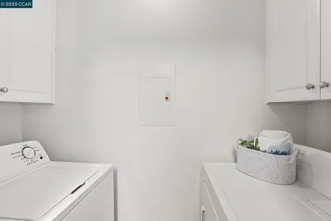 a room with storage and utility