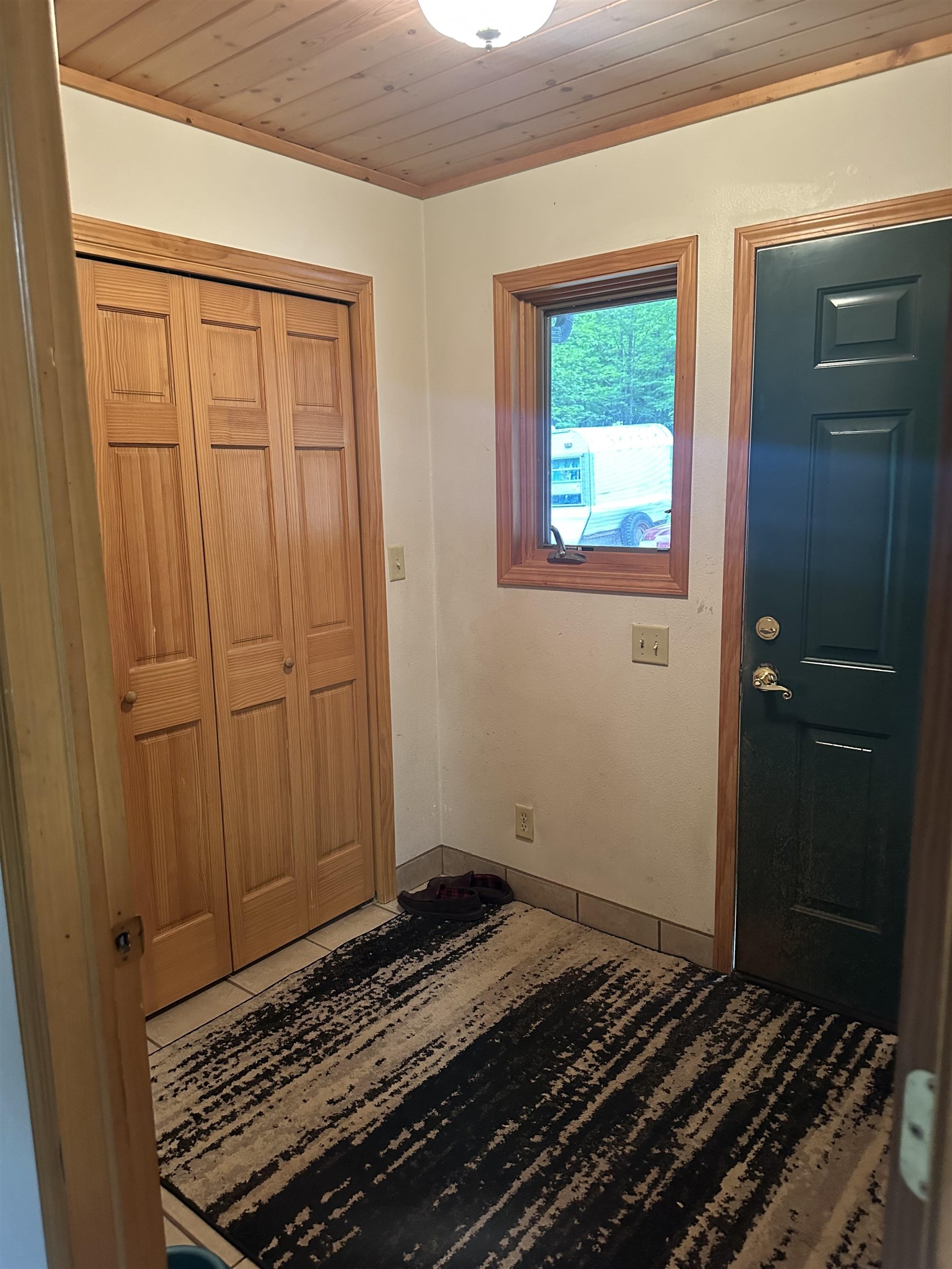 58875 Roy Anderson Road Mason, WI 54856 - Photo 15 of 26 Entrance foyer featuring wooden ceiling
