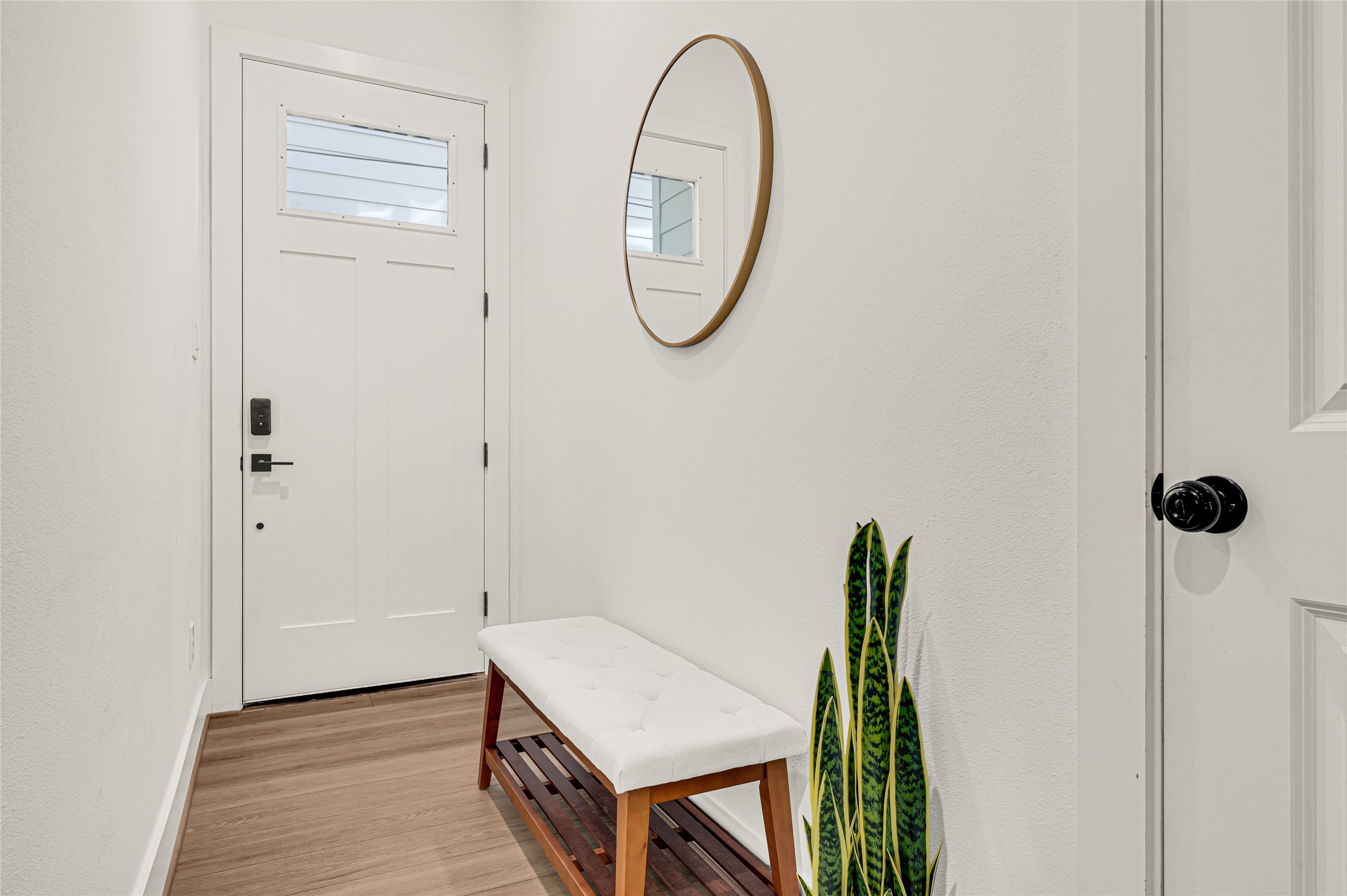4201 Stassen Street Houston, TX 77051 - Photo 3 of 39 a picture of a room with wooden floor and a carpet