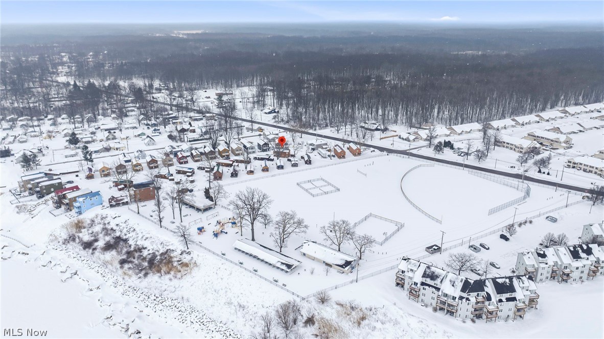 5919 Lake Road West, Unit 19 Ashtabula, OH 44004 - Photo 18 of 21 View of snowy aerial view