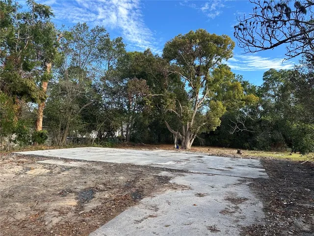 a view of outdoor space with trees