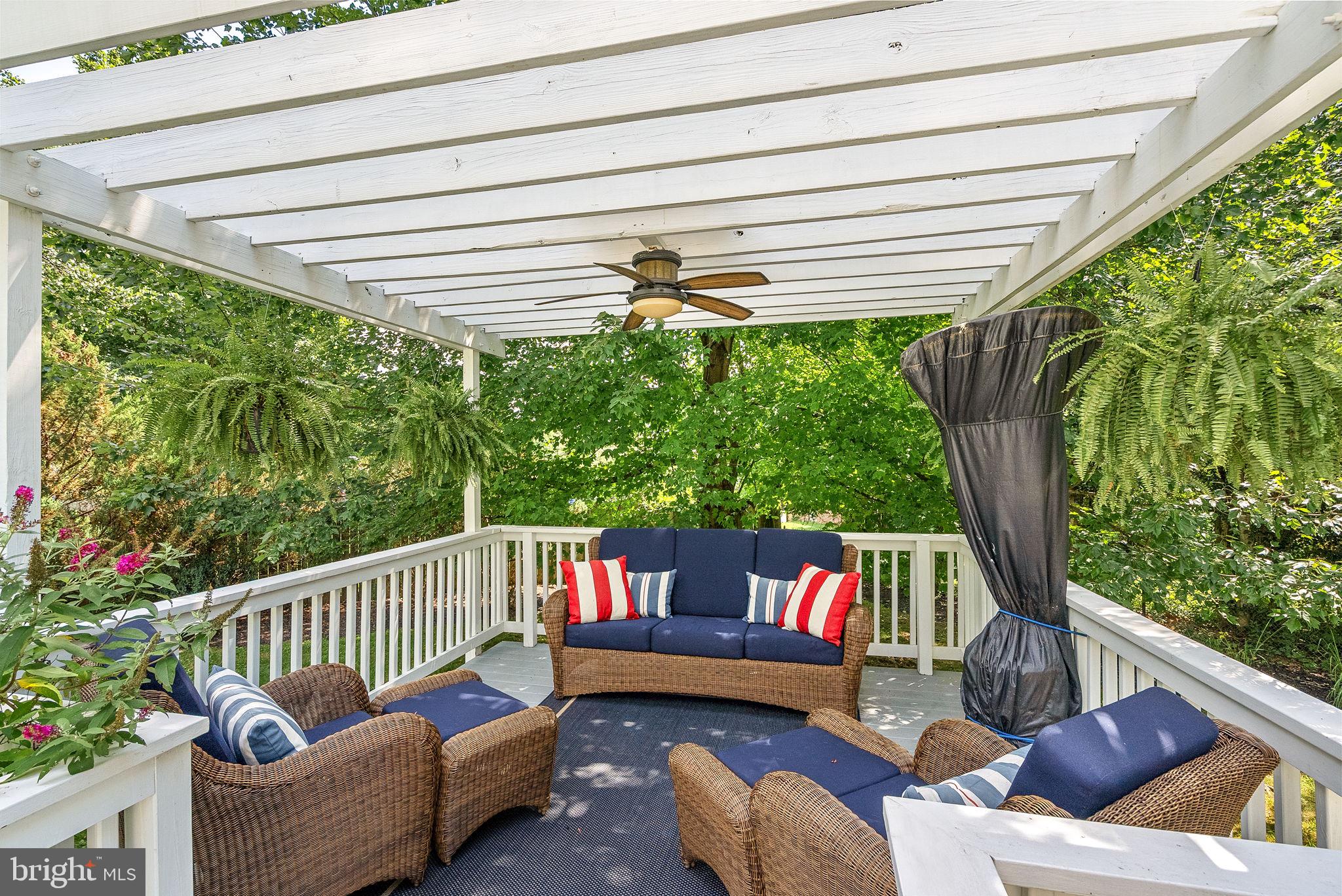 10313 Parkman Road Silver Spring, MD 20903 - Photo 52 of 61 a outdoor living space with furniture and garden view