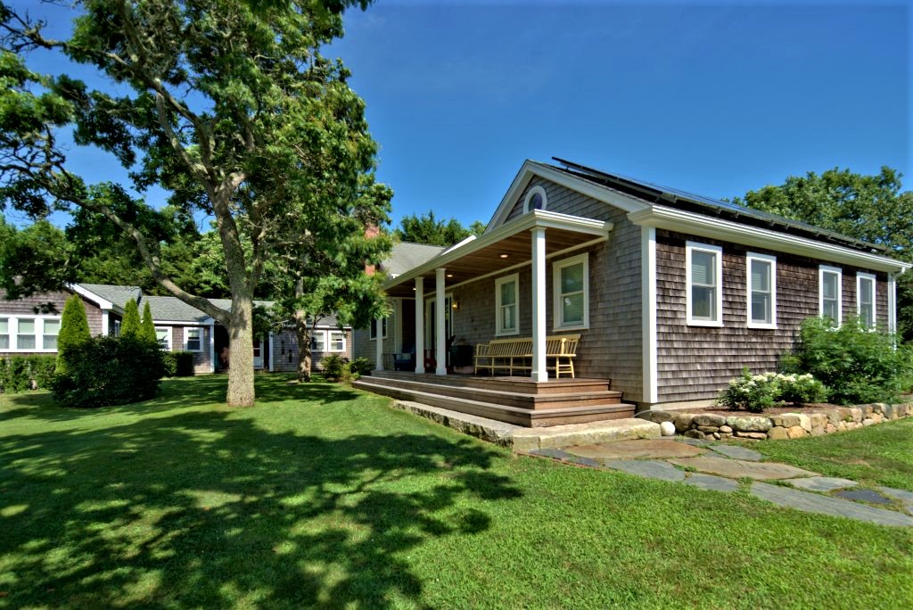 16 Meshacket Road Edgartown, MA 02539 - Photo 34 of 41 front view of a house with a yard