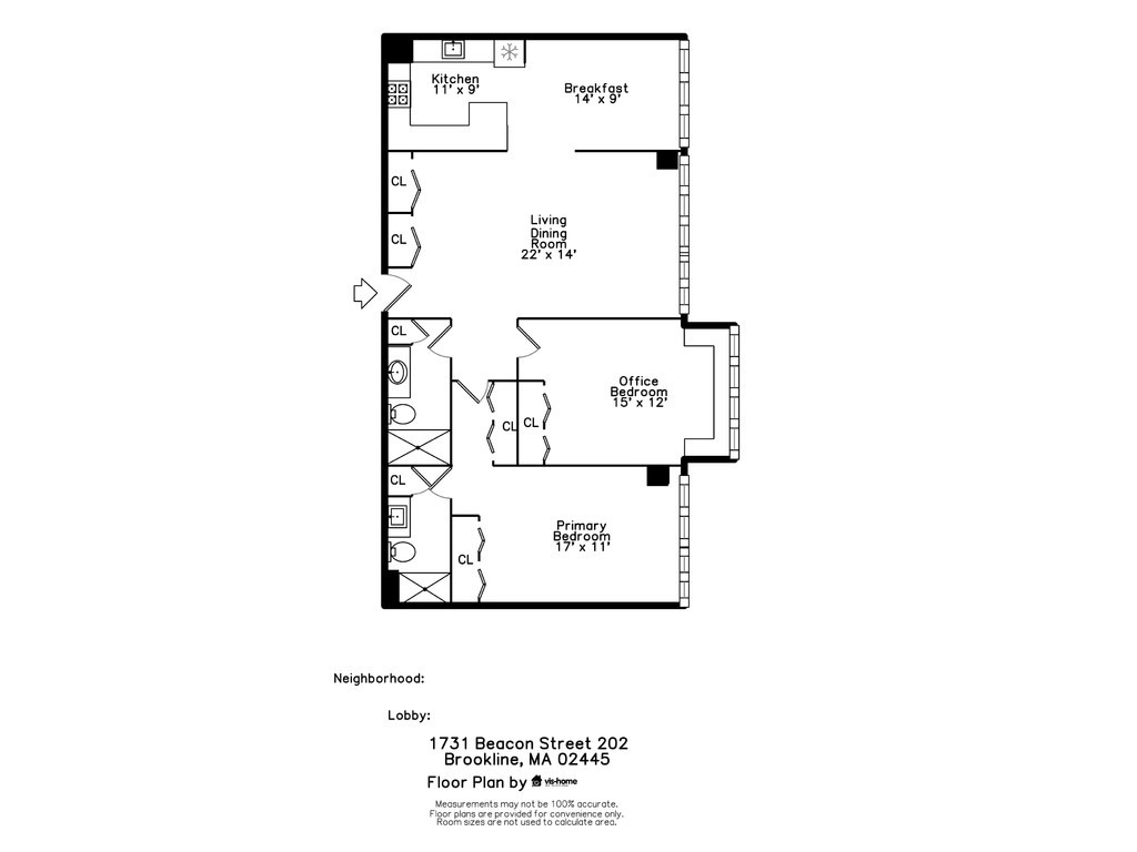 1731 Beacon Street, Unit 202 Brookline, MA 02445 - Photo 28 of 32