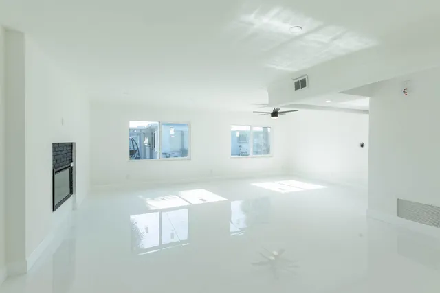 wooden floor in an empty room