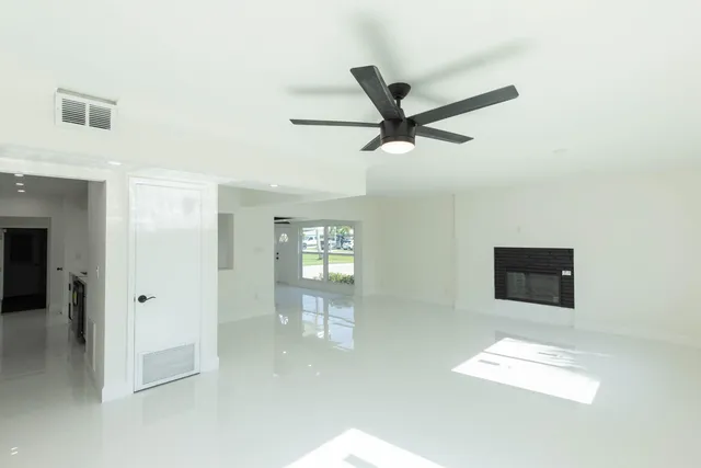 a view of an ocean beach