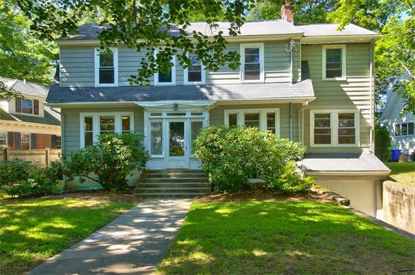 7 Burr Road Newton, MA 02459 - Photo 1 of 13 a front view of a house with a yard
