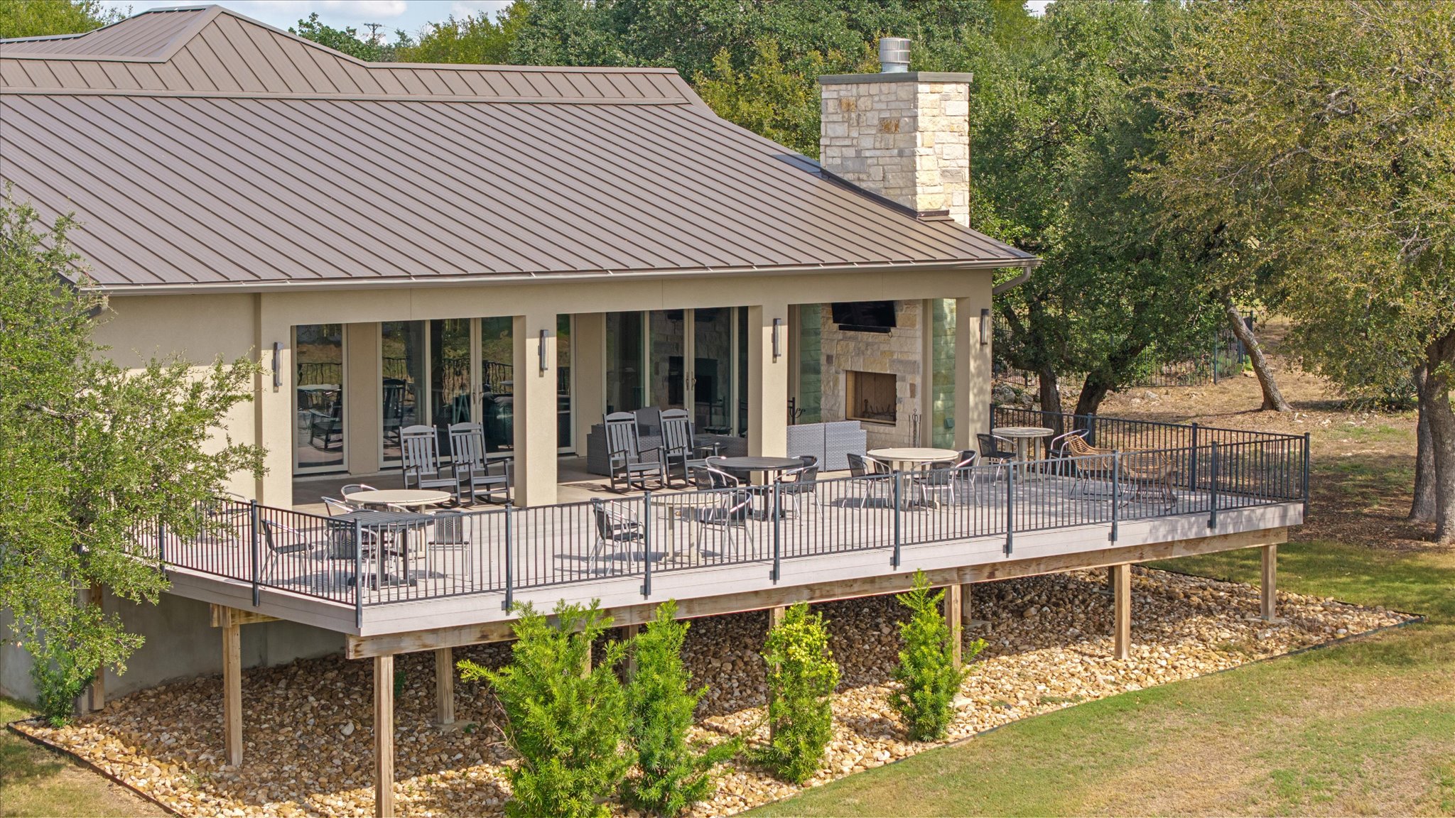 549 Clubhouse Drive, Unit G Georgetown, TX 78628 - Photo 32 of 35 a view of house with swimming pool and chairs