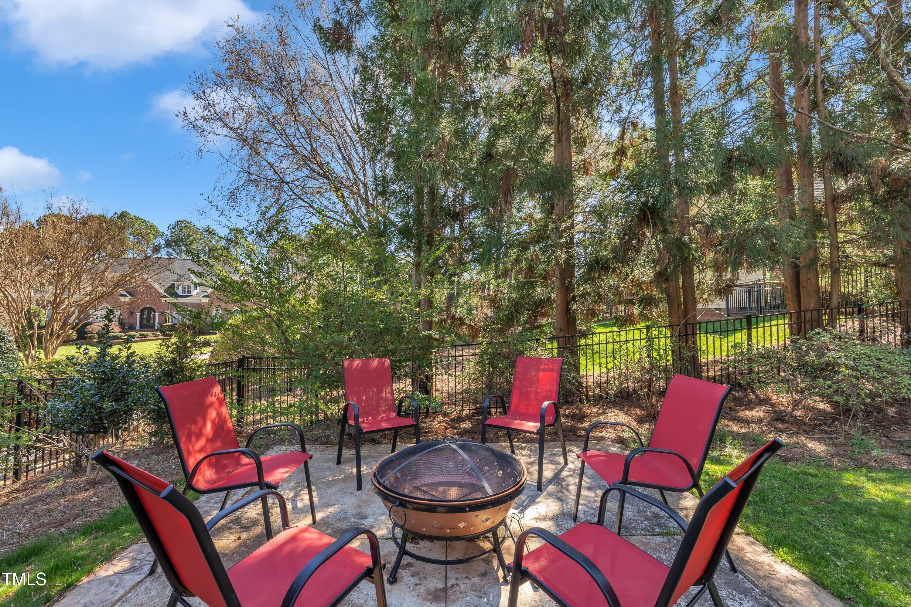 12504 Ribbongrass Court Raleigh, NC 27614 - Photo 38 of 51 End the night on the patio around the firepit!