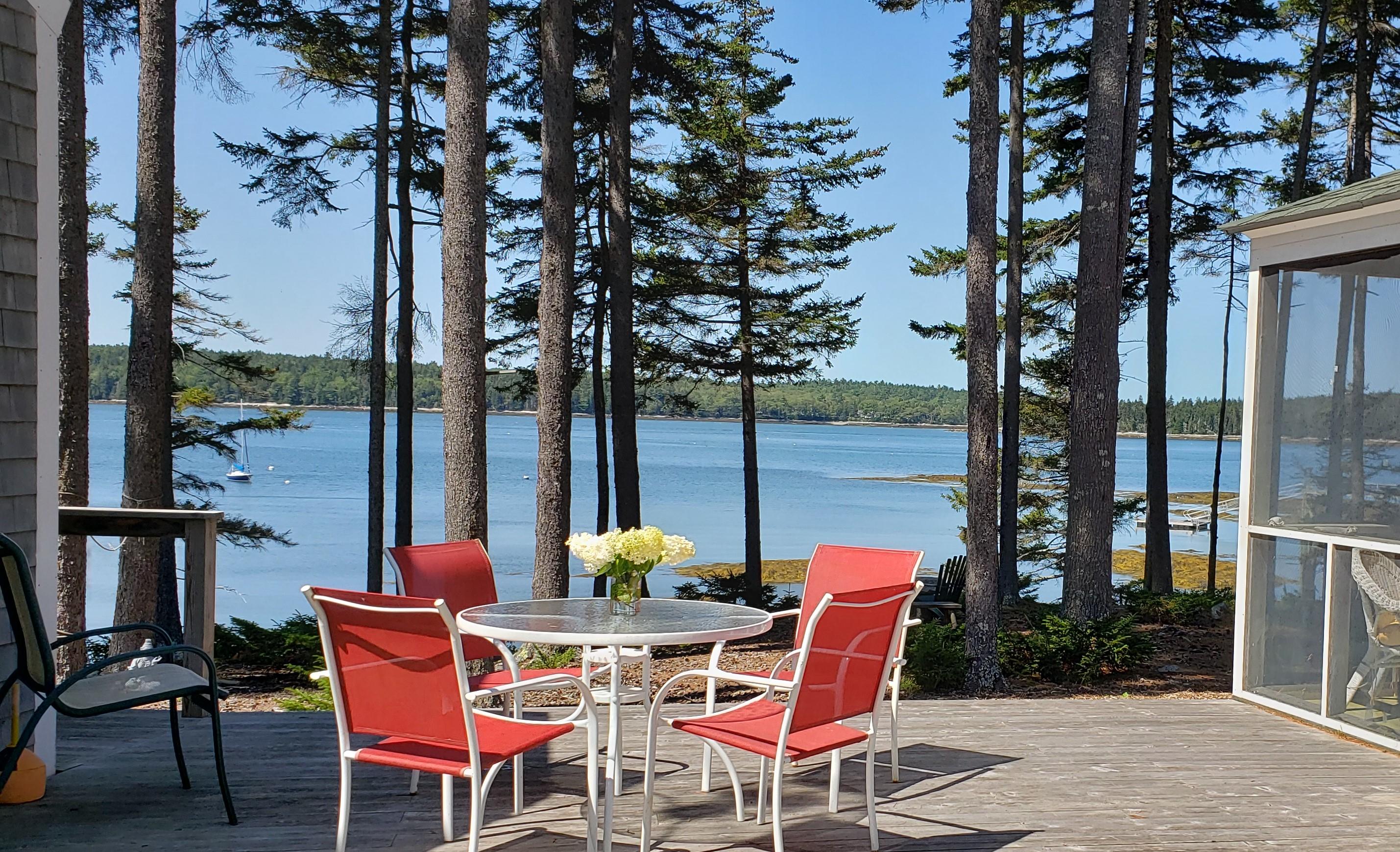 143 Eby Road Friendship, ME 04547 - Photo 1 of 63 Breakfast on the deck