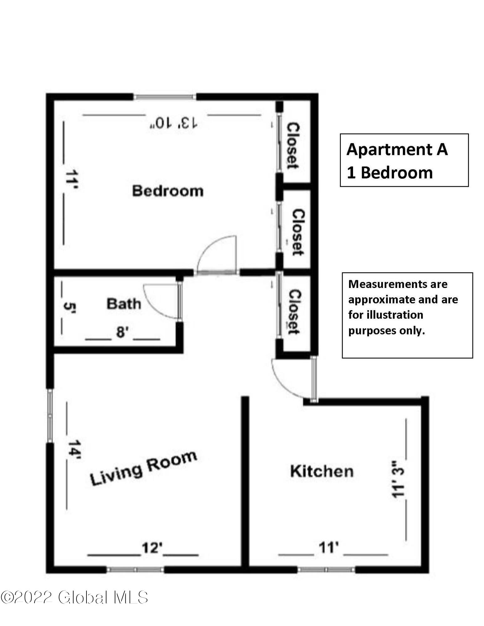 30 Beacon Road, Unit A Bethlehem, NY 12077 - Photo 13 of 13 Apt A diagram