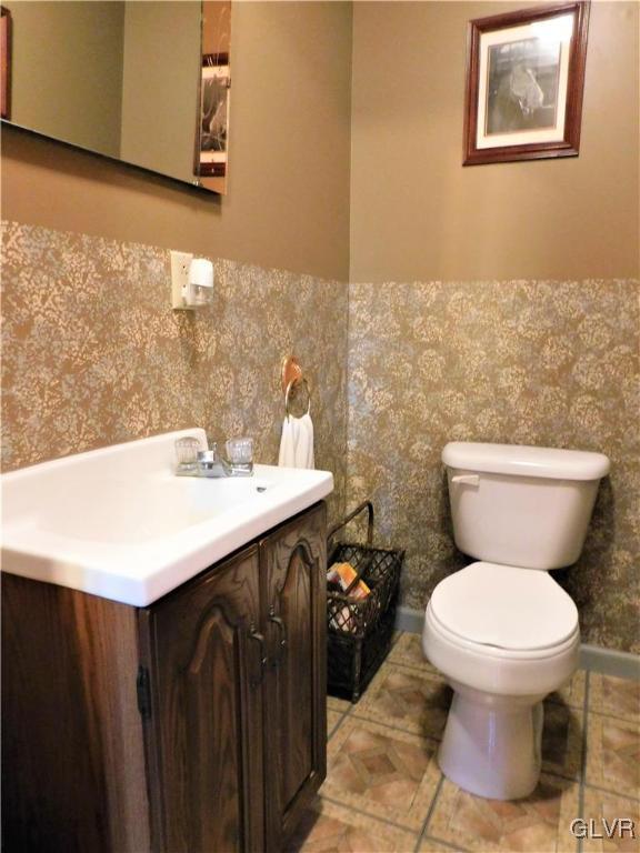 1123 Bangor Road Nazareth, PA 18064 - Photo 38 of 49 a bathroom with a sink and a toilet