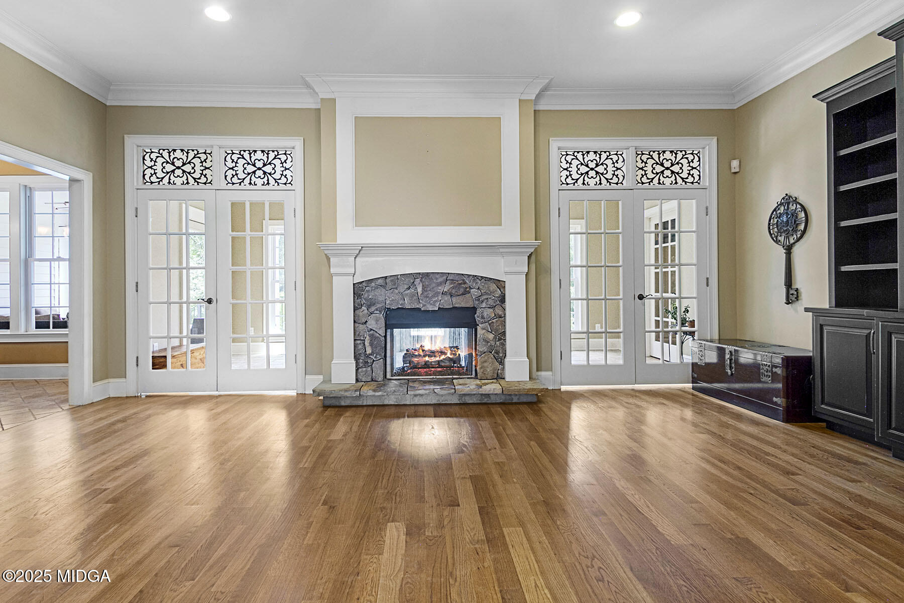 532 King Road Forsyth, GA 31029 - Photo 23 of 47 a view of a livingroom with wooden floor and a fireplace