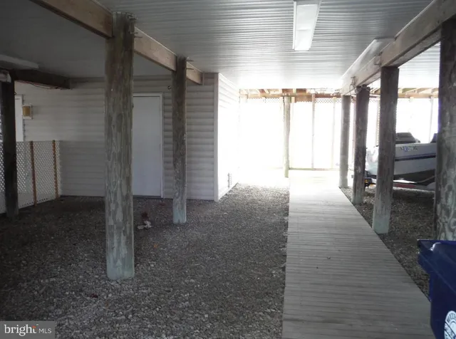 a view of hallway with windows