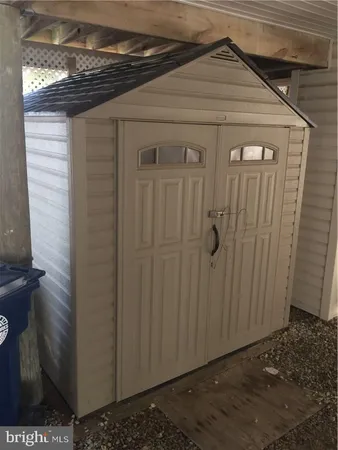 a view of a door
