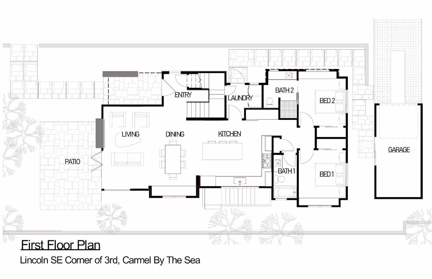 0 Southeast Se Corner Carmel, CA 93921 - Photo 38 of 39 a black and white photo of a picture