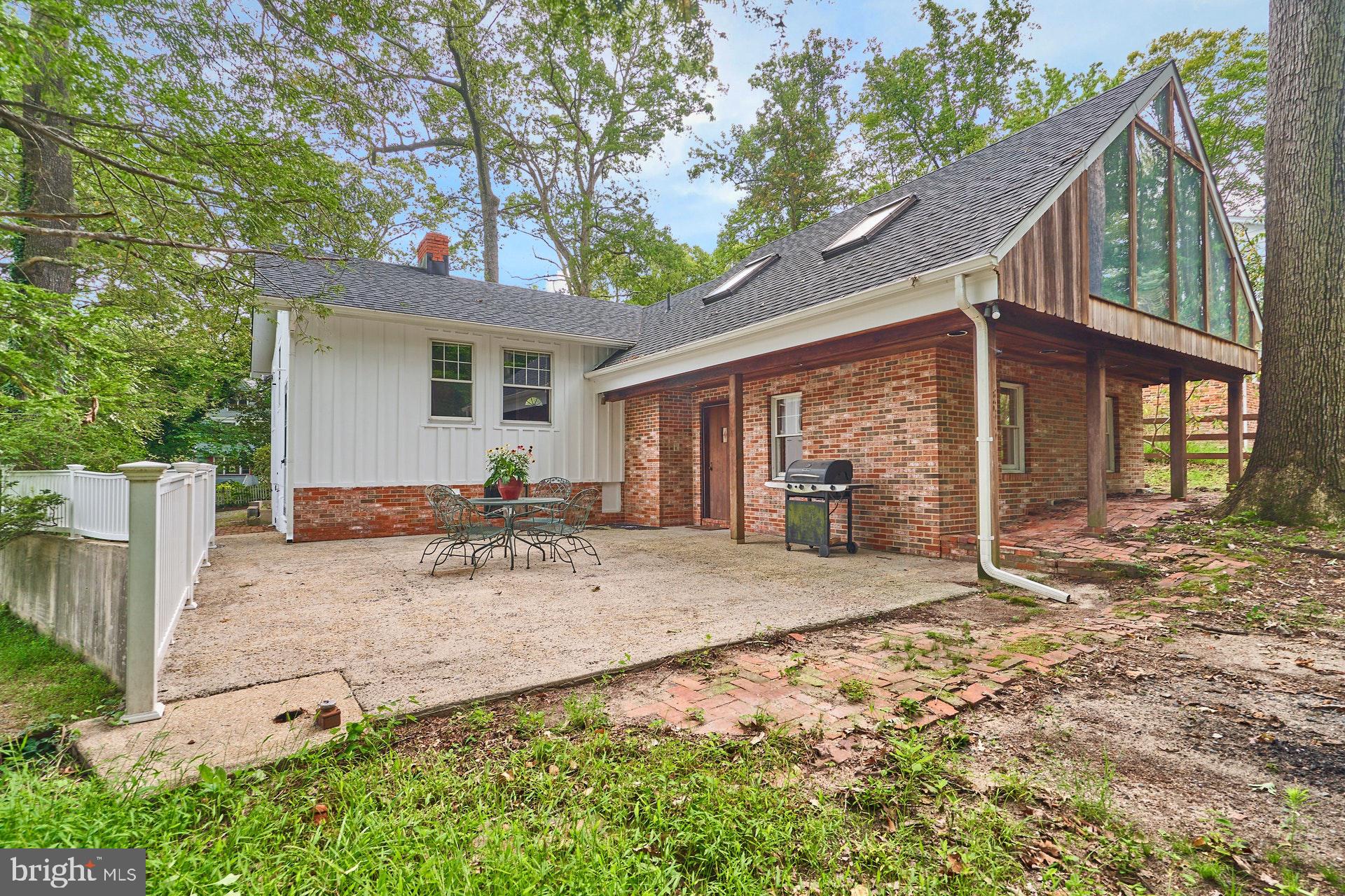 3301 Chatham Road Hyattsville, MD 20783 - Photo 24 of 33 Back view of the house gives patio perspective