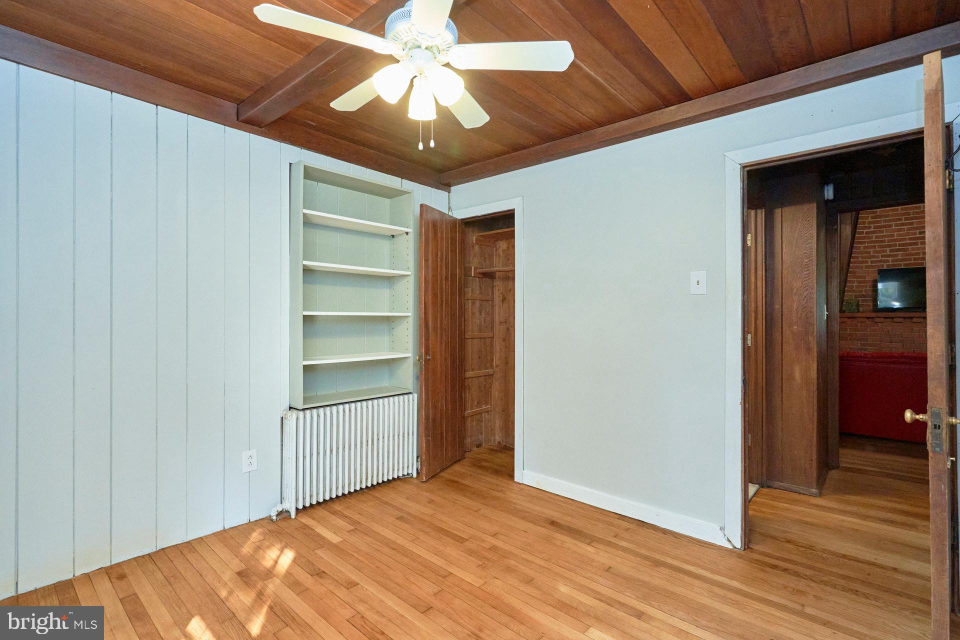 3301 Chatham Road Hyattsville, MD 20783 - Photo 10 of 33 Bedroom #2 w/built-in shelves, cedar closet, fan
