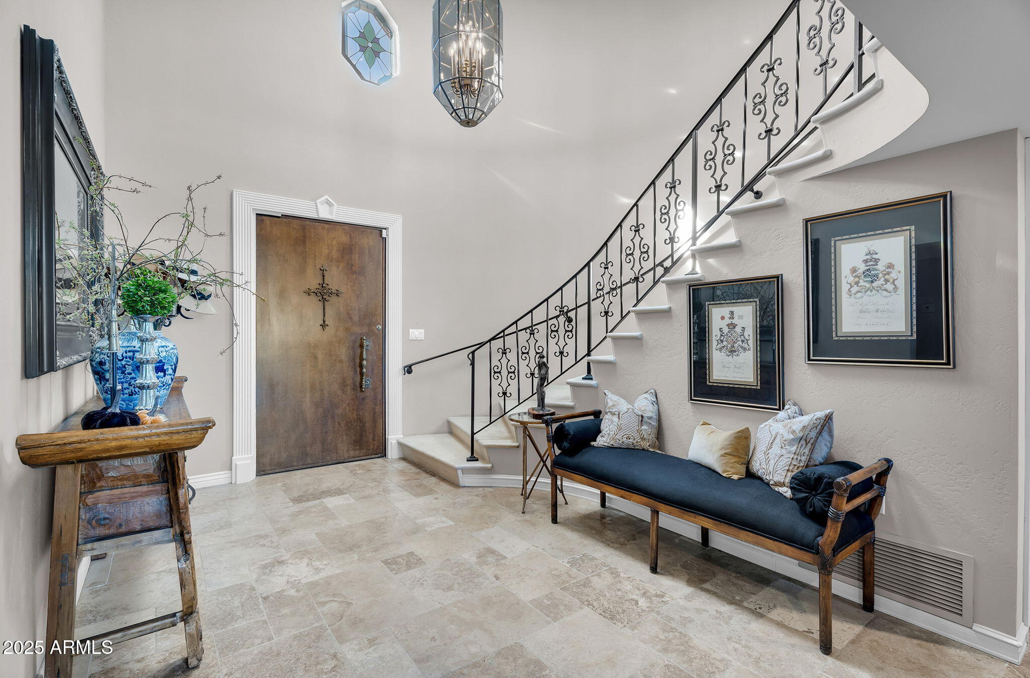 6701 North Scottsdale Road, Unit 16 Scottsdale, AZ 85250 - Photo 27 of 83 a living room with furniture and a stairs