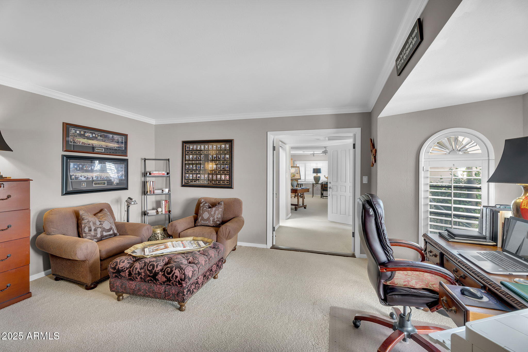 6701 North Scottsdale Road, Unit 16 Scottsdale, AZ 85250 - Photo 36 of 83 a living room with furniture and a large window