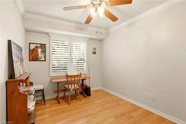 a view of an empty room