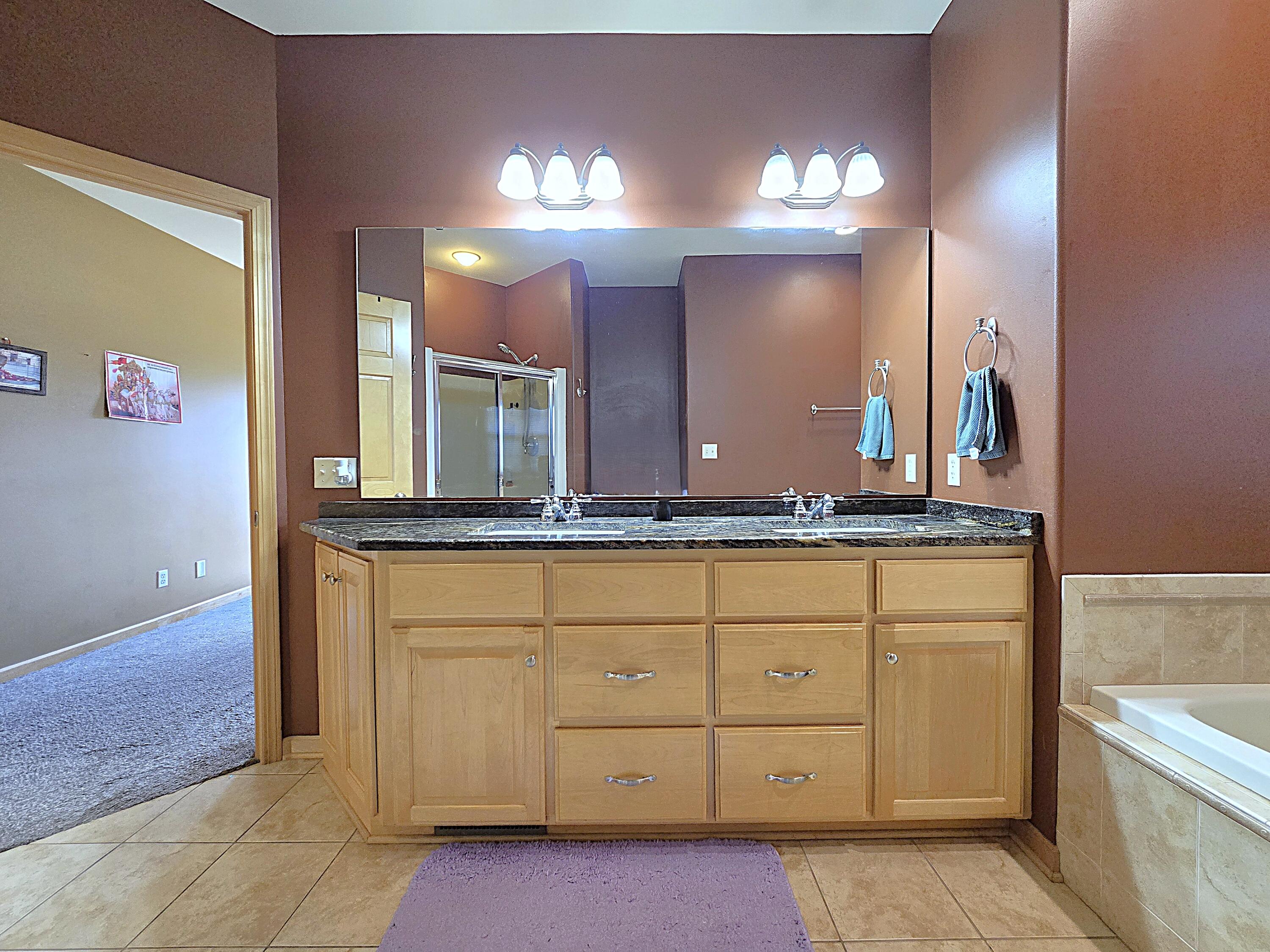 9729 West Prairie Grass Way Franklin, WI 53132 - Photo 27 of 73 Primary Bathroom